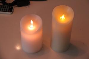  Battery Operated Flickering White Flameless Candles Party Decoration Manufactures