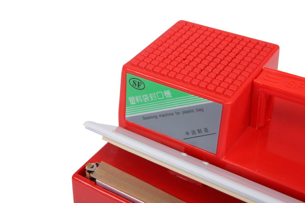 DUOQI SF-270 Red Color Manual Plastic Hand Press Handy Sealer for Versatile Packaging
