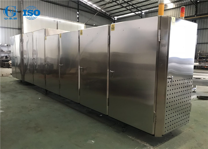 Tunnel Type Ice Cream Cone Making Machine SD80-37A For Corn Wafer Shell Waffle