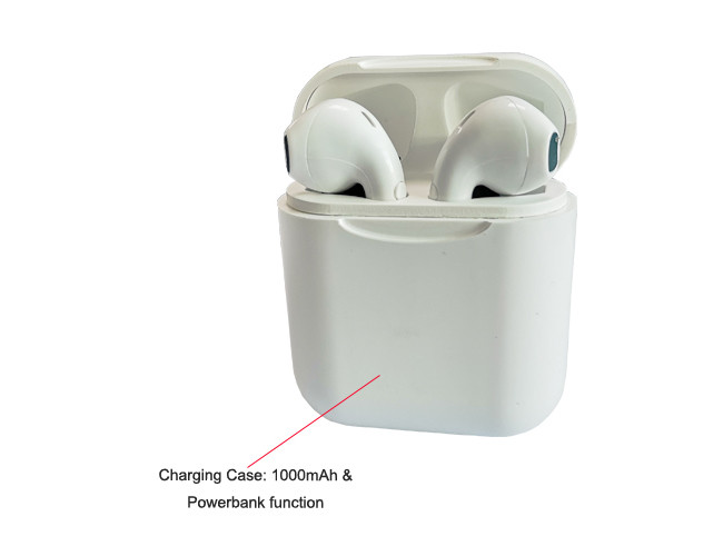 ABS UV Case I9s TWS Airpods , Bluetooth Headphones Wireless Earbuds Powerbank Power Box