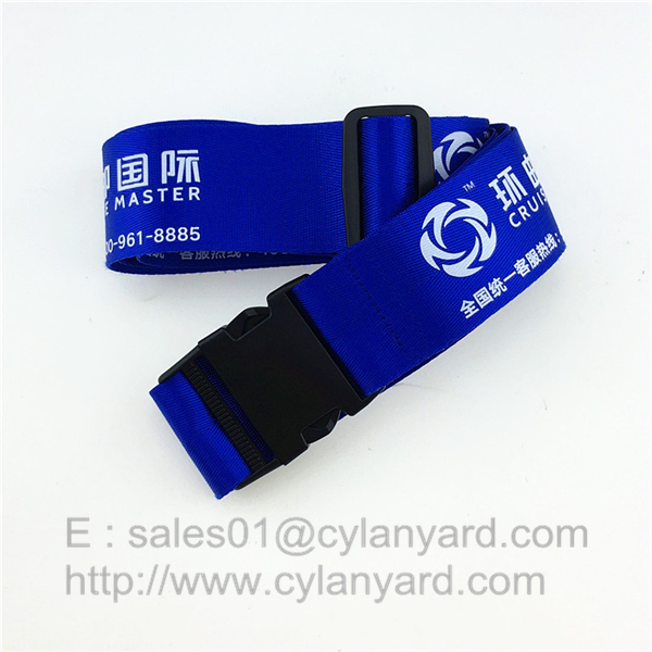 polyester luggage strap belt with buckle