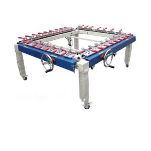 China High Precision Auxiliary Equipment Mechanical Screen Tension Machine on sale