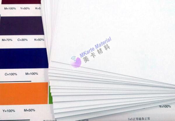 Double Sided Digital Printing PVC Sheets Tough Rigid With The High Impact