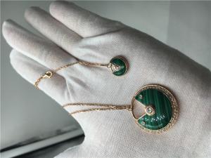 China Malachite High End Custom Jewelry Amulette De  Necklace For Women on sale