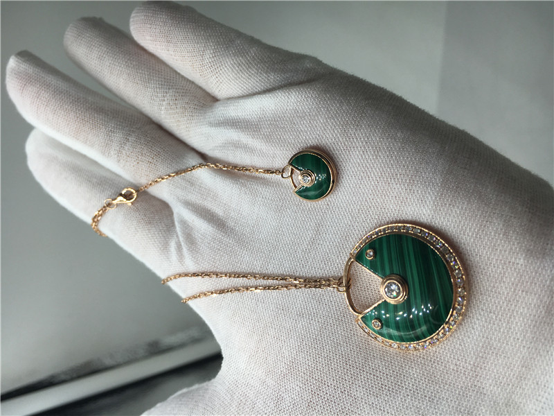 Malachite High End Custom Jewelry Amulette De Necklace For Women