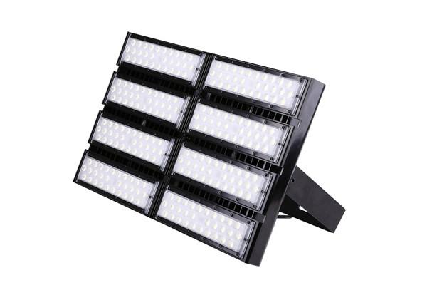 High Mast Football LED Stadium LED Lighting 500 Watt 5000K Black Color MOSO