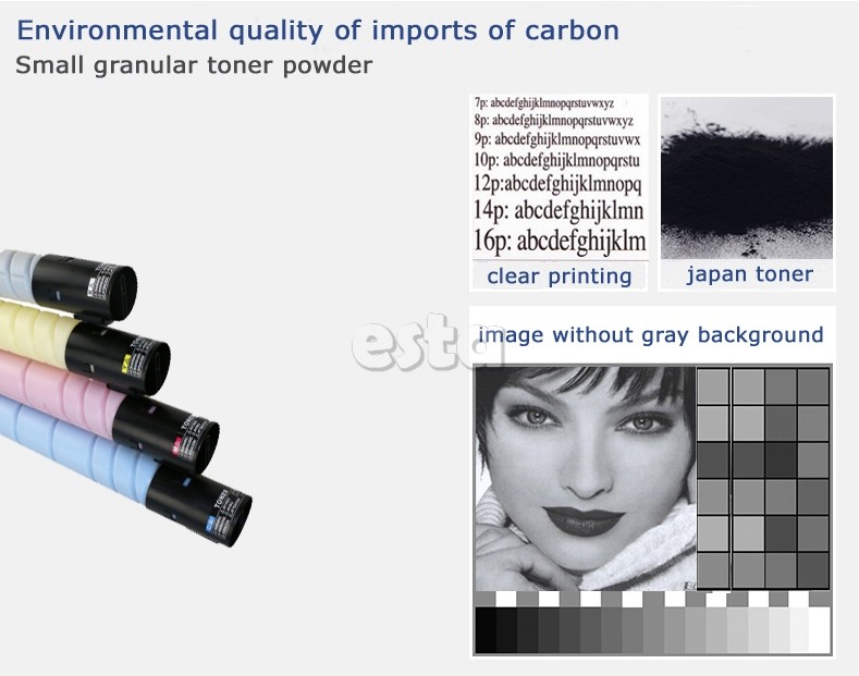 Magenta TN216 Konica Minolta Toner Cartridges For Bizhub C220 C280 C360