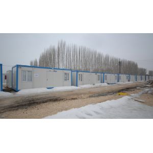 Economial Steel Frame Modular Easy Install Container Canteen For Workers