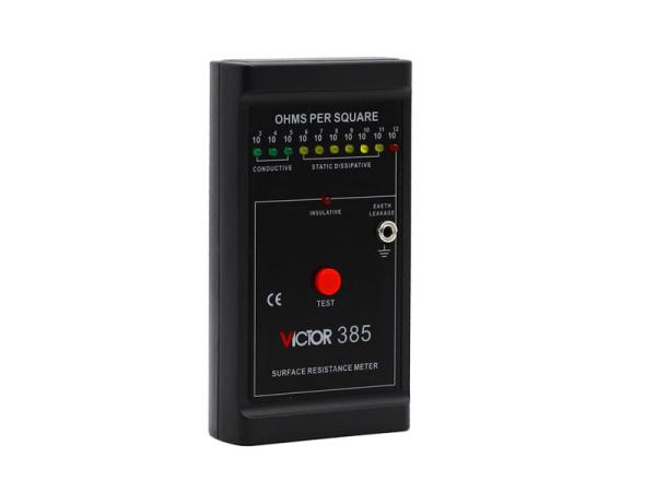 VICTOR 385 Digital Earth Resistance Tester Surface Resistance Meter ASTM
