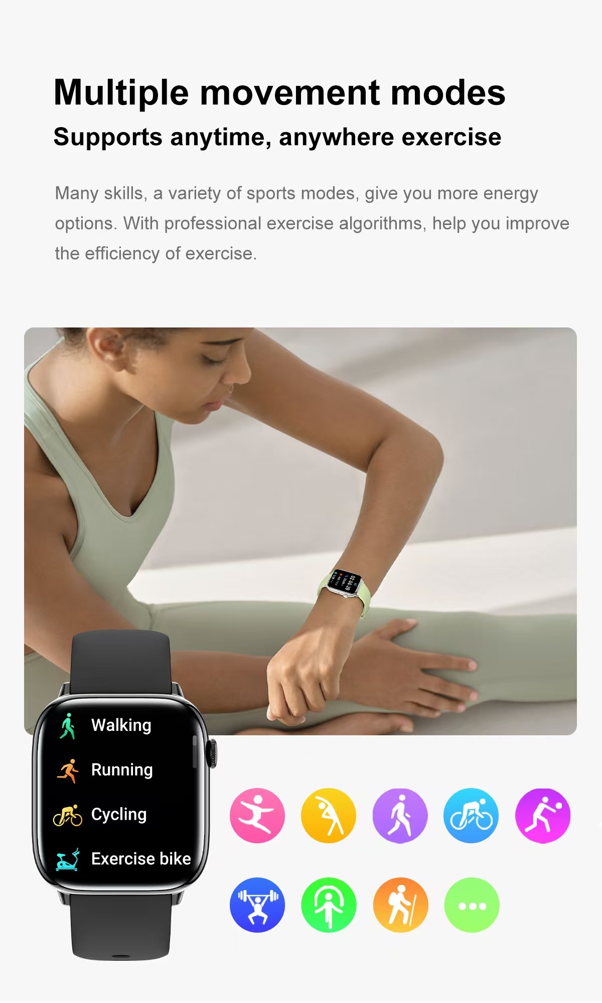 HD13 Sport Smart Watch With AMOLED Screen BT Call Heart Rate Fitness Tracker