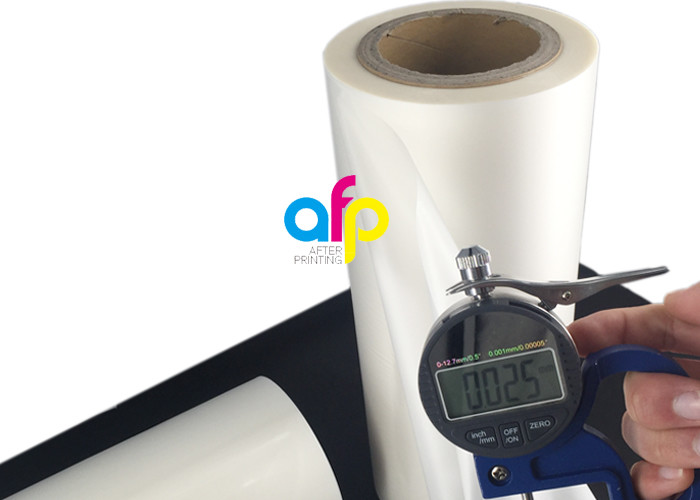 Premium Soft Touch Lamination Film , SGS 25 Micron BOPP Lamination Film