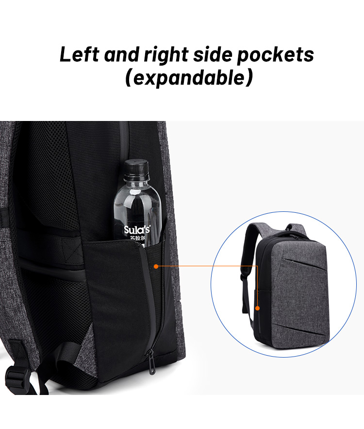 19 Litre Slim Laptop Multi Functional Backpack 15.6 Inch OEM ODM