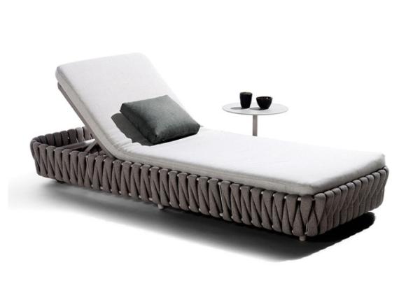 New hotel Furniture Chaise Lounge chair Outdoor Patio Furniture sunbed beach