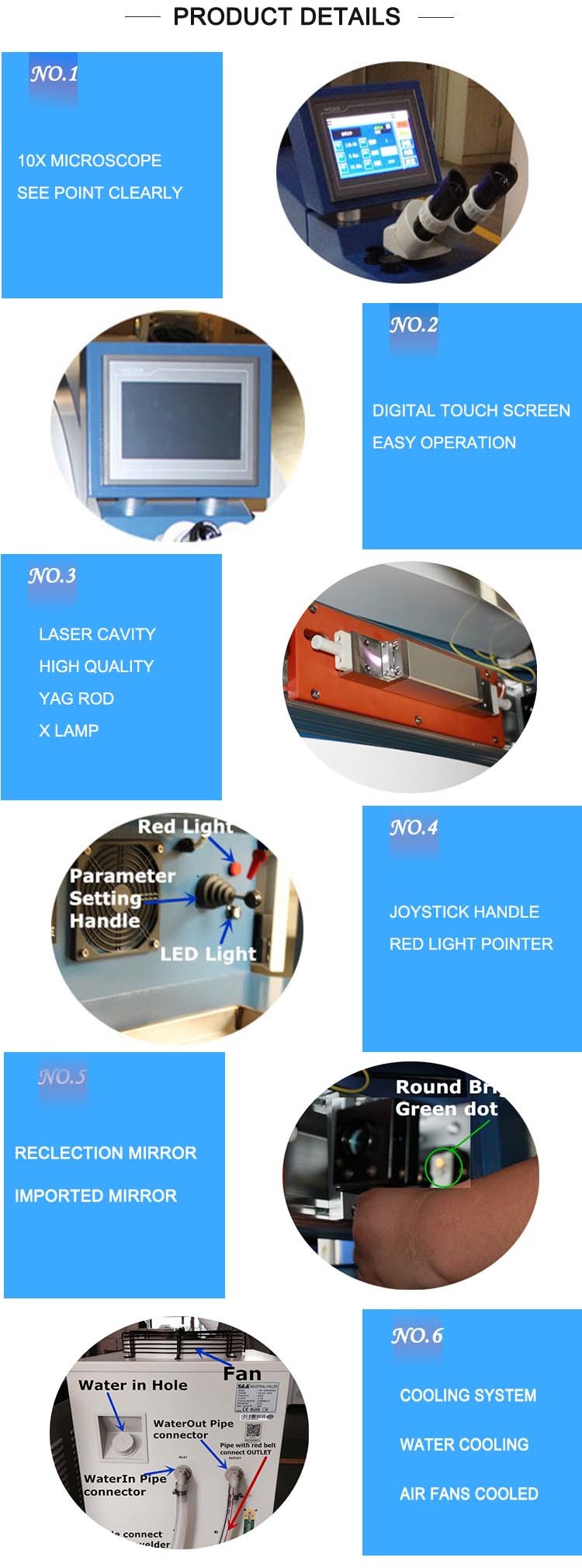 Silver Laser Soldering Equipment 300 Watts , YAG Laser Electron Beam Welding Machine