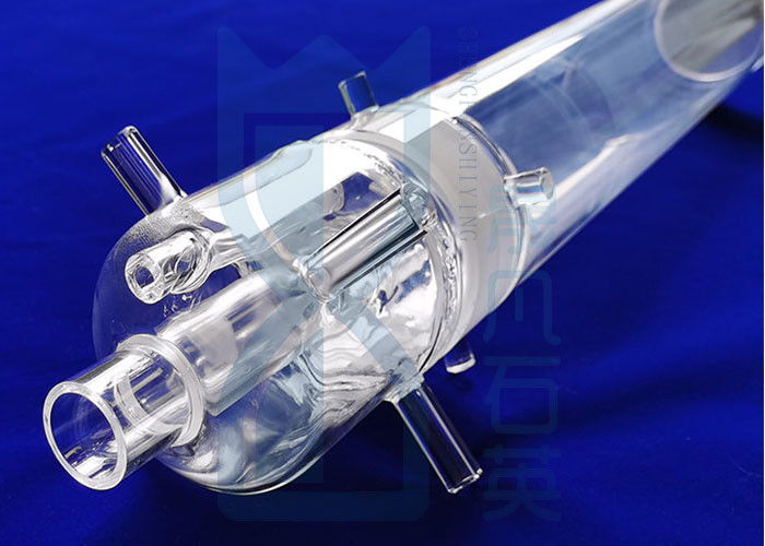 High Temperature Resistant Condenser Sio2 Quartz Glass Products