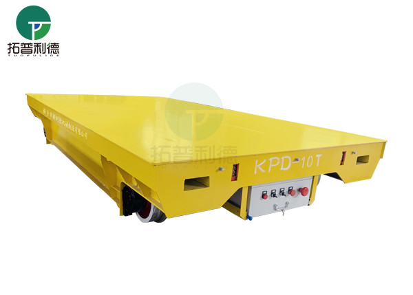 Crane Plant Steel Box Beam Transport Motorized Rail Transfer Cart