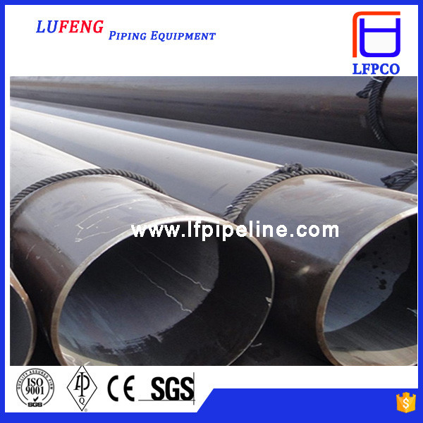 API 5L schedule 40 steel pipe ASTM A53 GR.B 6 INCH steel LSAW pipe, oil pipe line