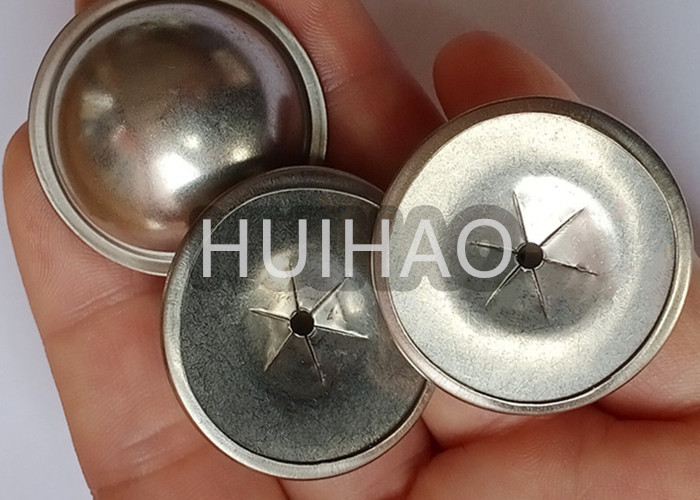 Stainless Steel 304/316 Insulation Dome Cap Washer For HAVC System