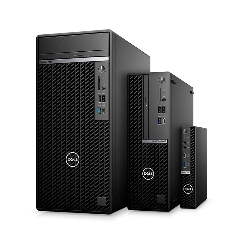 Dell OptiPlex 7090MT Business Office Desktop i3-12100 8G 256G M.2 NVMe 22" Monitor