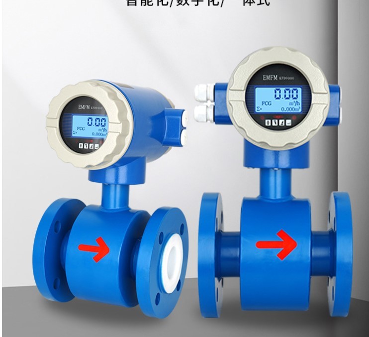 LED Display 50Hz Automatic Flow Meter Stainless Steel / Alloy