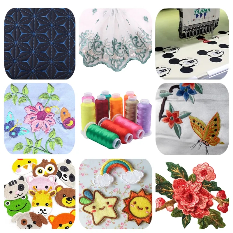 720 Colors of Polyester Embroidery Thread for Customizable and High Speed Embroidery