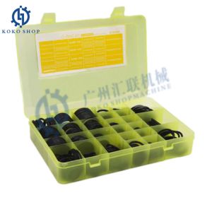 China 396PCS 30 Sizes O-Ring Seal Gasket O-Ring Kit 90 Shore Suit with CATE E200 E312 E320D 325D 330D 336GC 336E Excavator on sale