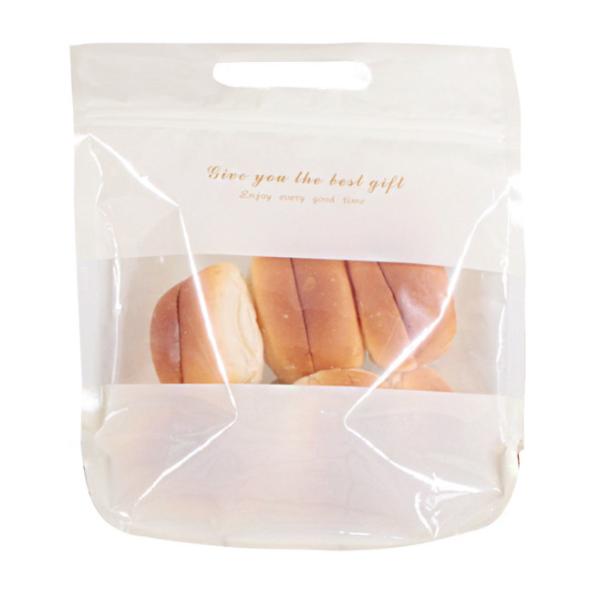Custom Logo Printing Stand Up Plastic Bread Packaging Bag OEM Standard With