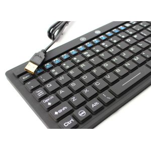 Backlight Silicone Rubber Keyboard IP68 With Touchpad F1-F12 Function Keys
