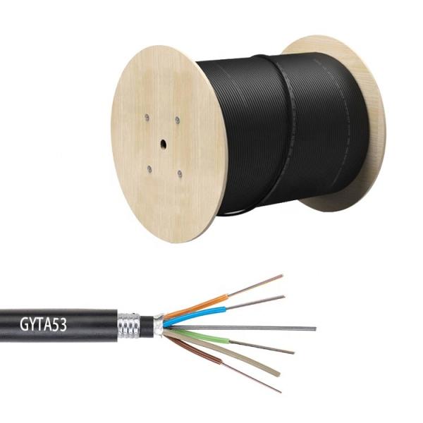 48 Core GYTA53 Direct Buried Stranded Loose Tube Armored Cable