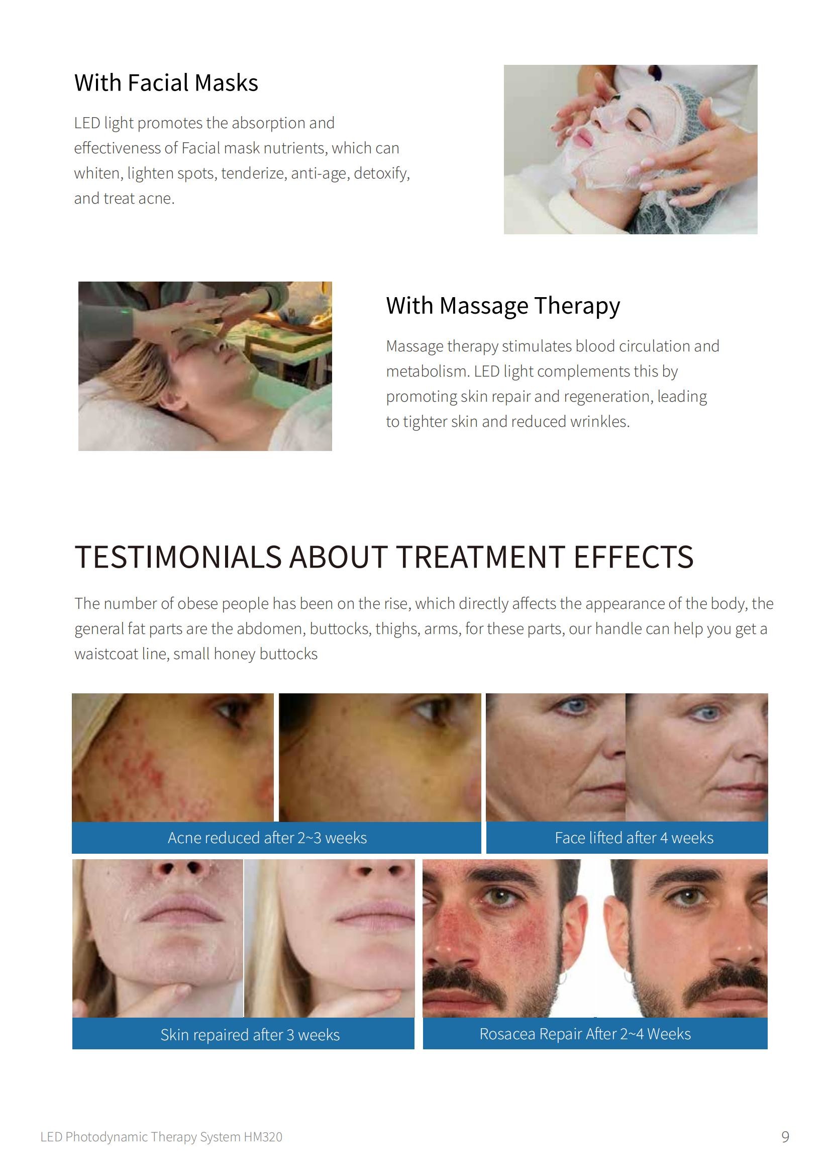 Skin Rejuvenation Facial Therapy Machine PDT Photon LED Light Phototherapy Equipment for Acne Wrinkle