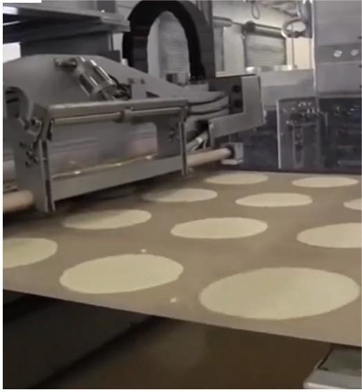 High-Efficiency 38KW Tortilla Production Line With Wooden Box Packaging