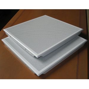 Aluminum Ceiling System 600x600MM , Perforated Aluminum Ceiling Panels