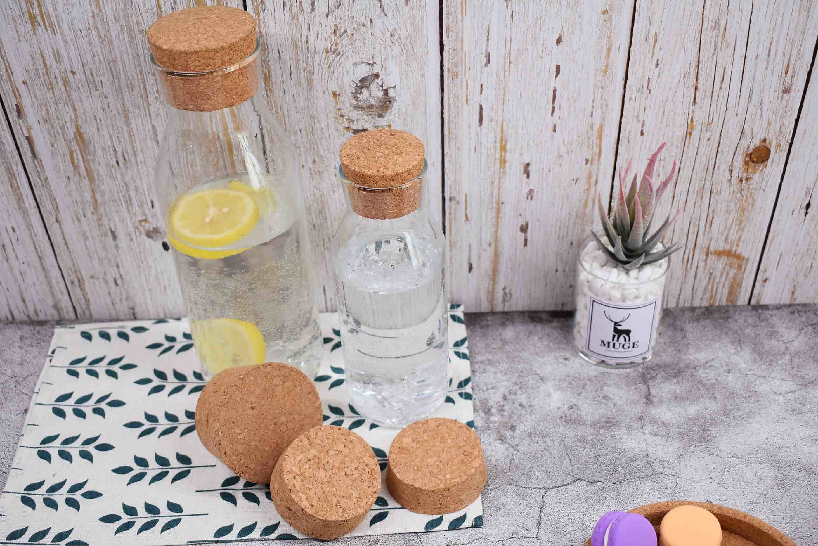 Tapered Cork Bottle Stopper Anti Moist Heat Insulation 5000pcs