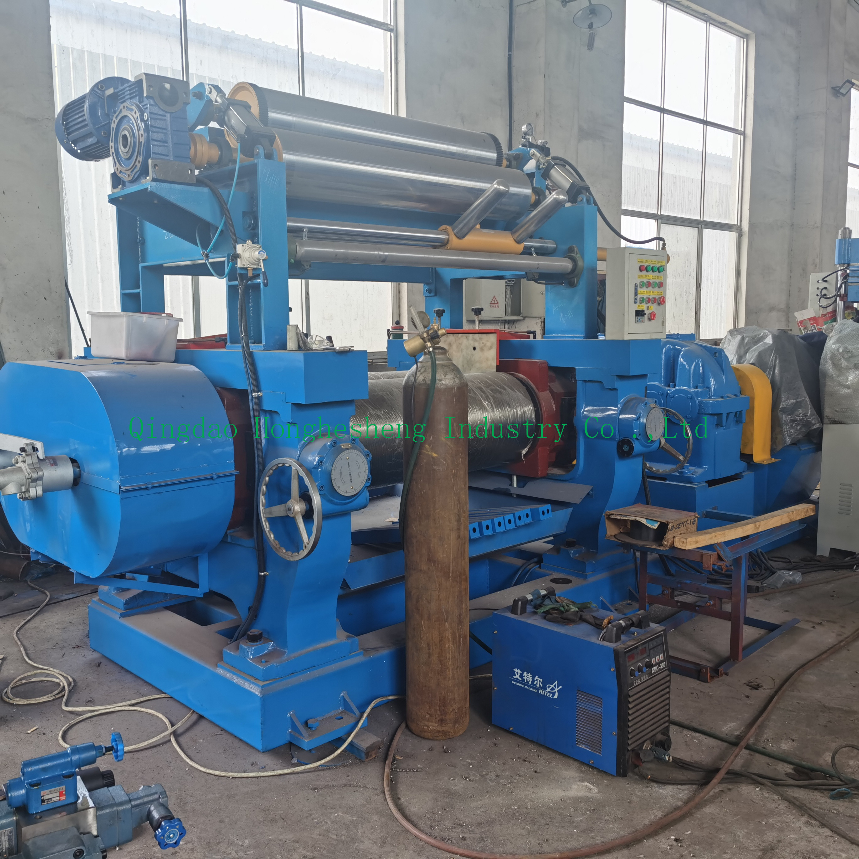 CE ISO Two Roll Rubber Open Mixing Mill 18"X18"