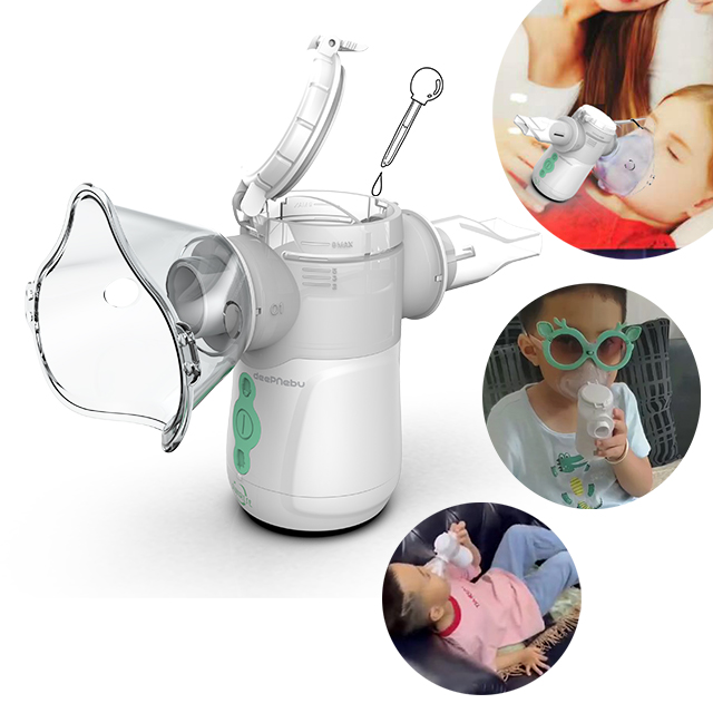 Handheld Kids Nebulizer Machine Lung Respiratory Mesh Portable Inhaler Machine