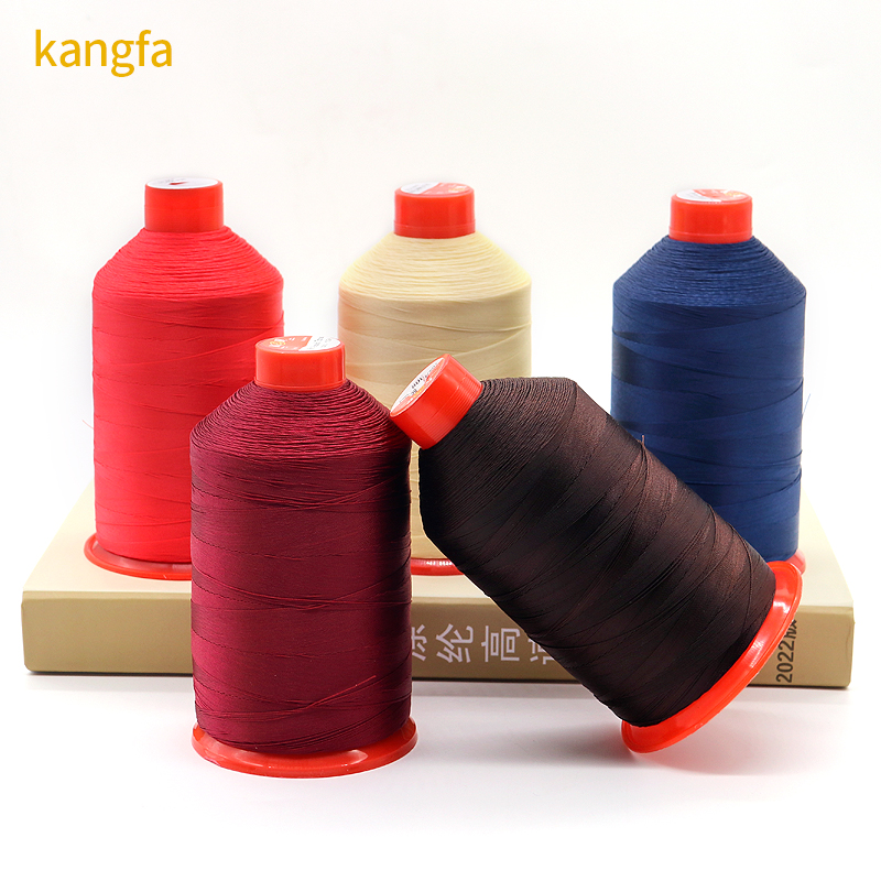 Low Shrinkage 304 Colours High Tenacity Polyester Bonded Sewing Thread Tex 45 Tex 70