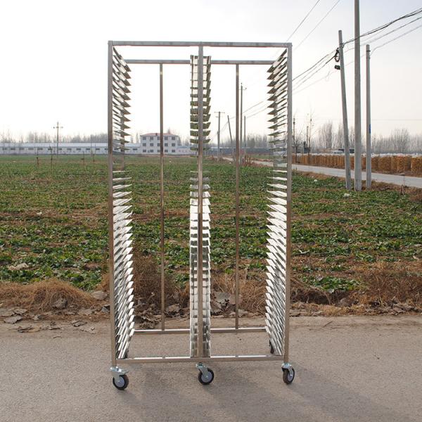 Food Grade Long Service Time Polishing Stainless Steel Bakery Trolley For Bakery