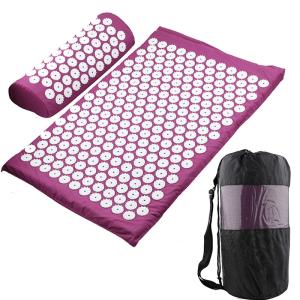  Back Massage Acupressure Yoga Mat High Blood Pressure Reduce Cellulite Manufactures