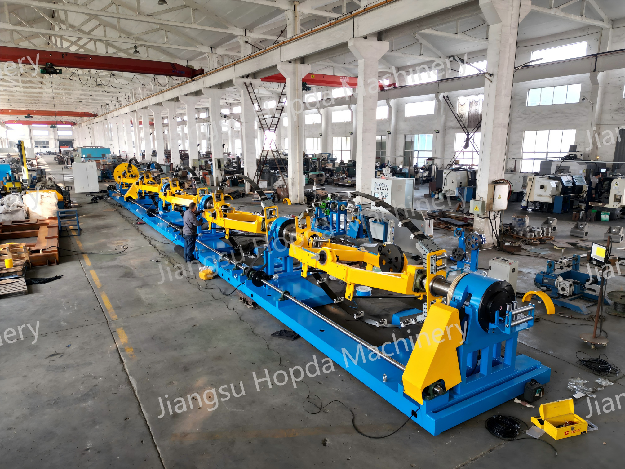 1250mm 1+3 PLC Bow Twister Machine For Cellphone Wire Untwist