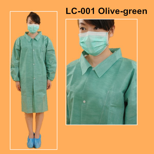 Cheap long sleeve medical lab coat/chemistry lab coats
