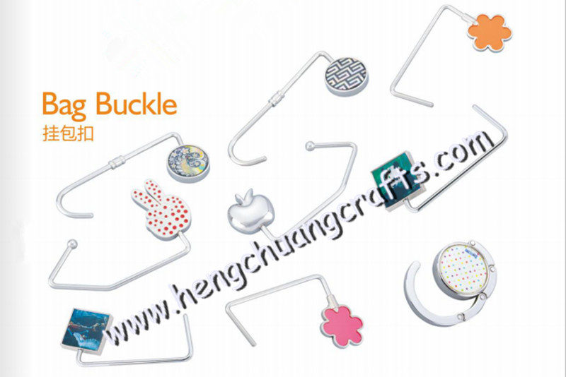 Bag Hanger Hook/Bag Hanger Keychain customized from hengchuang crafts factory in Shenzhen