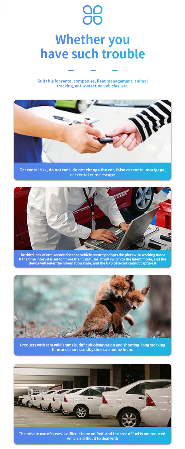 Waterproof Car GPS Locator Electric Vehicle Motorcycle