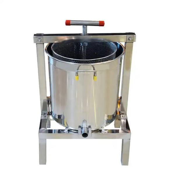 Stainless Steel Honey Presser / Bee Wax Press Machine For Beekeeping Machine