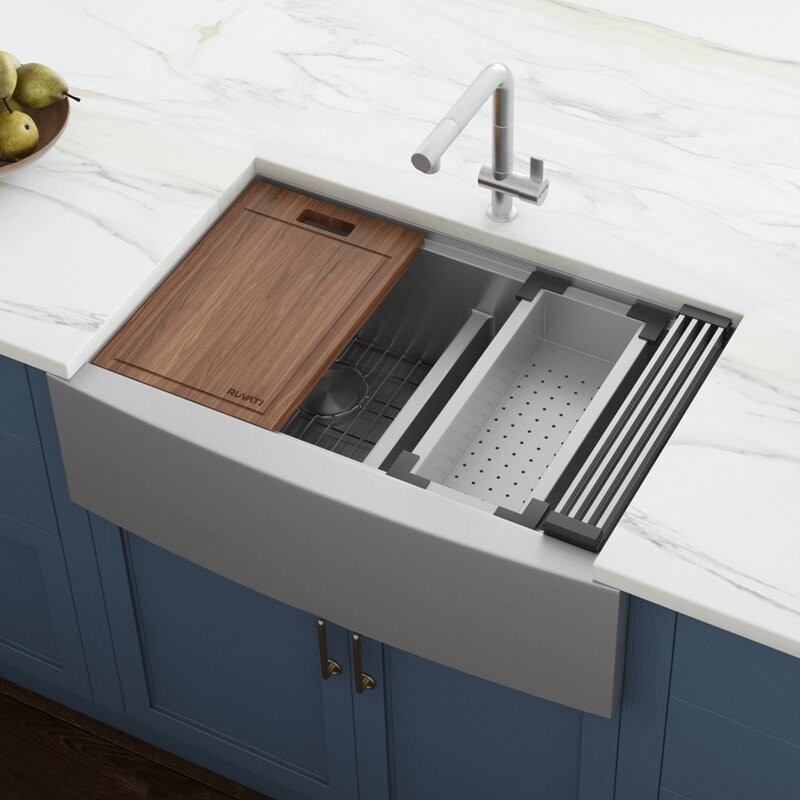 SUS304 Black Undermount Stainless Steel Kitchen Sink OEM