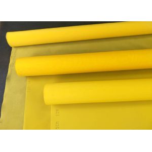 80 T 200 Mesh 127 MM Polyester Screen Printing Mesh Roll For Glass Printing