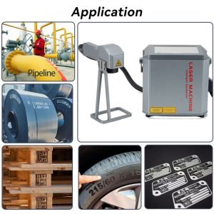 20W -100W Handheld Laser Marking Machine Portable Laser Coder Machine