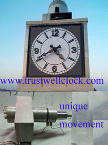 master slave clocks of 4 four side 1m diameter clock tower-GOOD CLOCK YANTAI