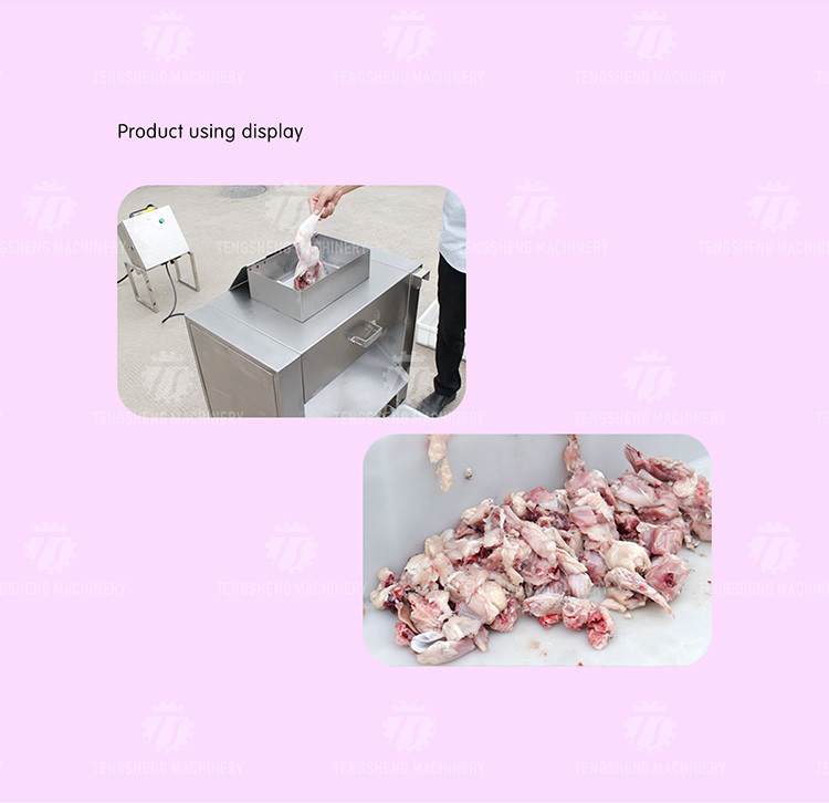Industrial Electric 800KG/H Meat Processing Machine Beef Lamb Chicken Dicer