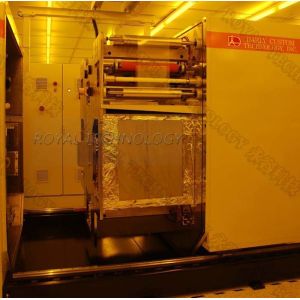 R2R Web Vacuum Metallizer Indium Tin Oxide Thin Film Coating Machine Roll To
