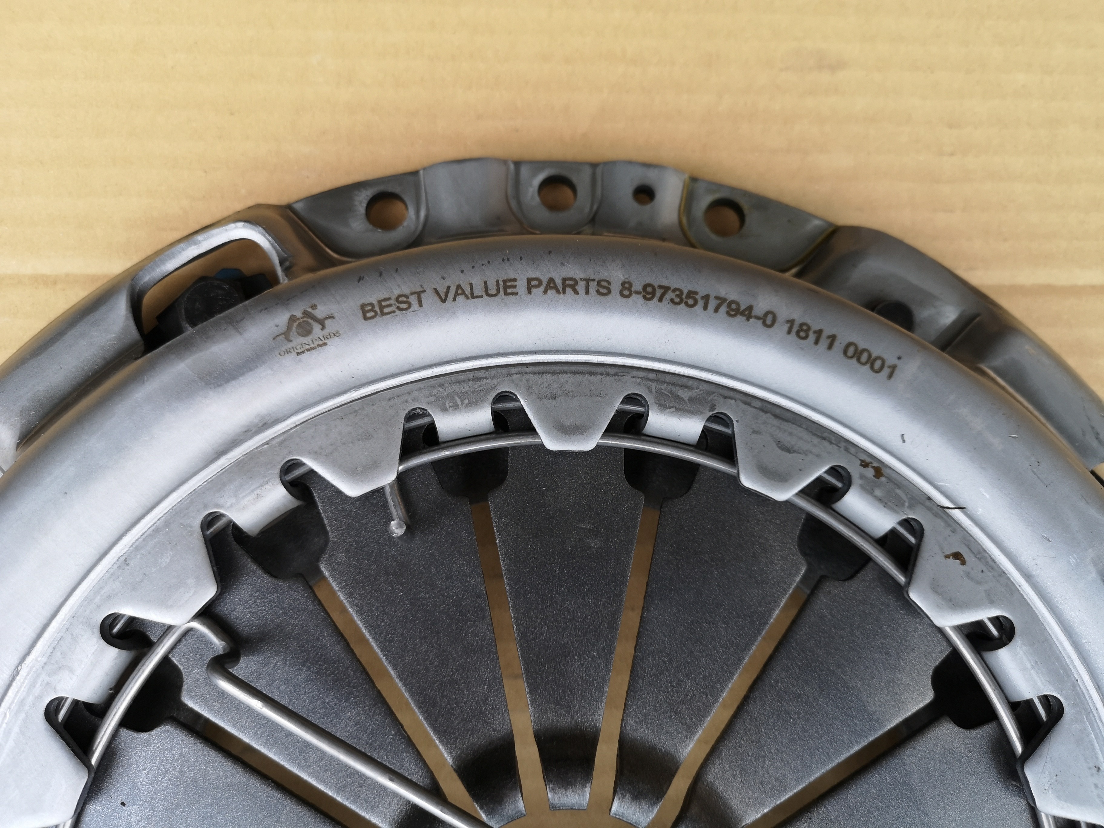 NPR 4HE1 4HK1 ISUZU Clutch Plate 325mm 8973517940 Metal Material 11.9 KG Net Weight